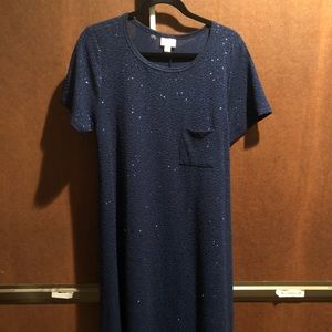 LuLaRoe Carly Holiday edition Sparkly